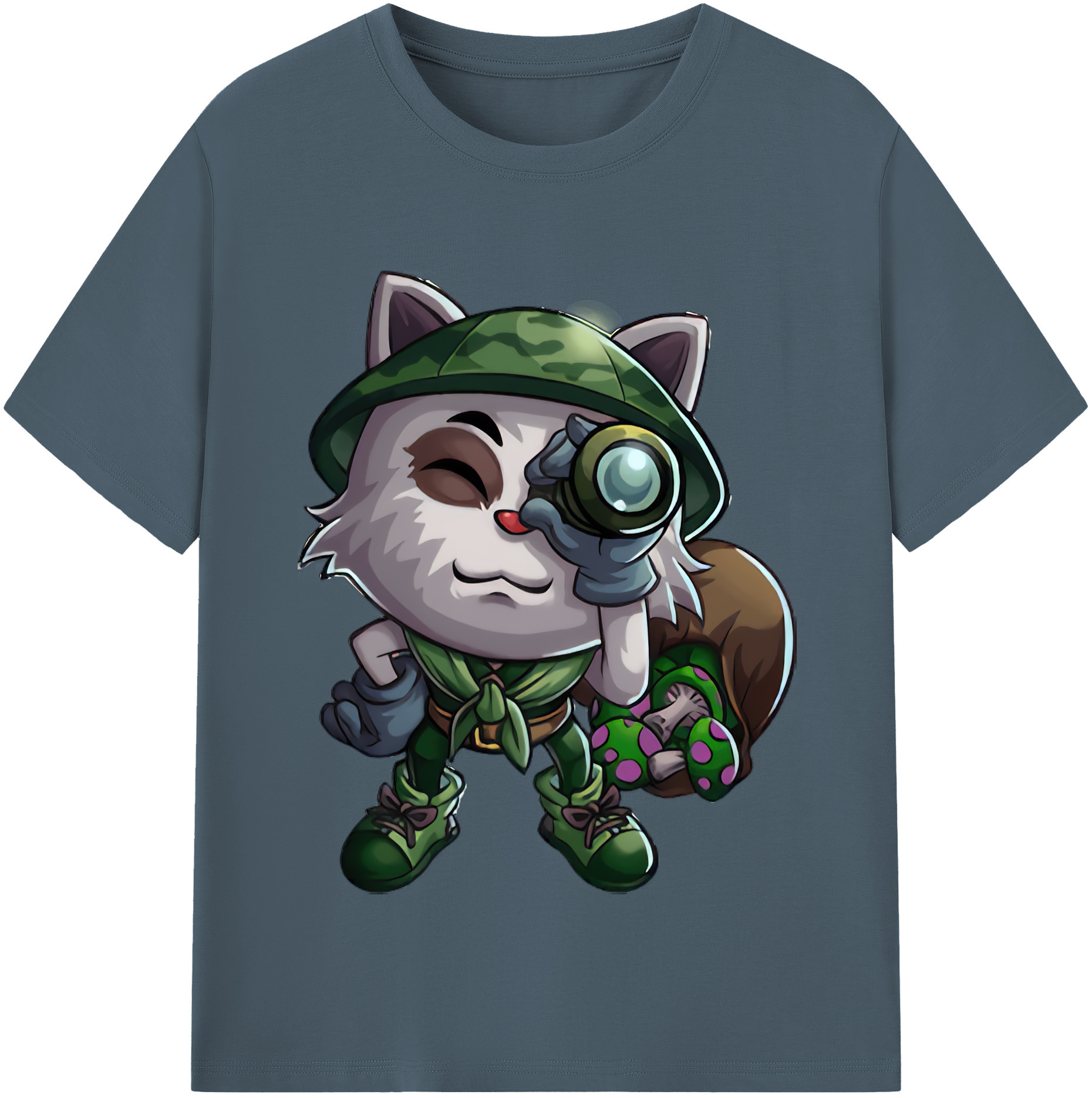 リーグ・オブ・レジェンド League of Legends LOL 綿100％半袖Tシャツ（フロントプリント）